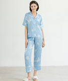  [LUXURY] Pijama Lụa Cao Cấp Lá Tre 