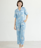  [LUXURY] Pijama Lụa Cao Cấp Lá Tre 