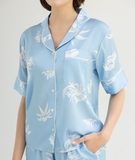  [LUXURY] Pijama Lụa Cao Cấp Lá Tre 