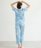  [LUXURY] Pijama Lụa Cao Cấp Lá Tre 