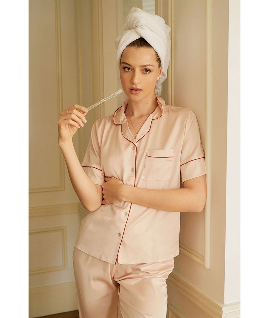  Pijama Lụa  San Hô 