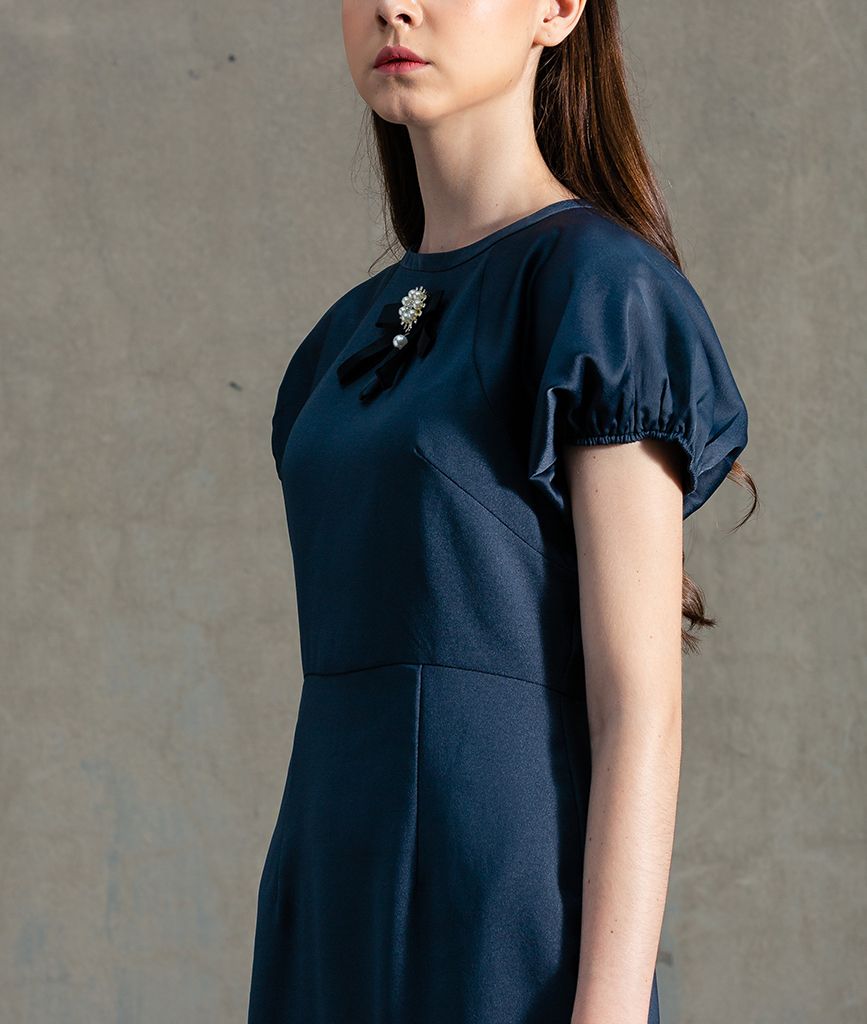  Đầm Tay Bồng Helen 