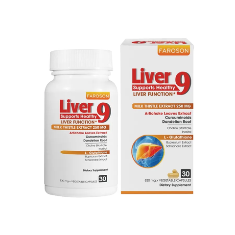  THỰC PHẨM BẢO VỆ SỨC KHỎE  FAROSON LIVER 9 (30v) 