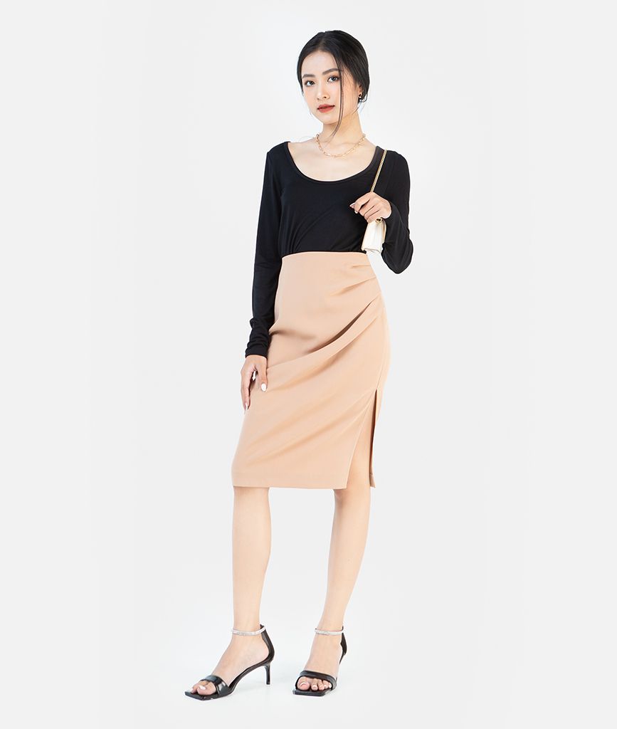 ÁO BODYCON CỔ RỘNG