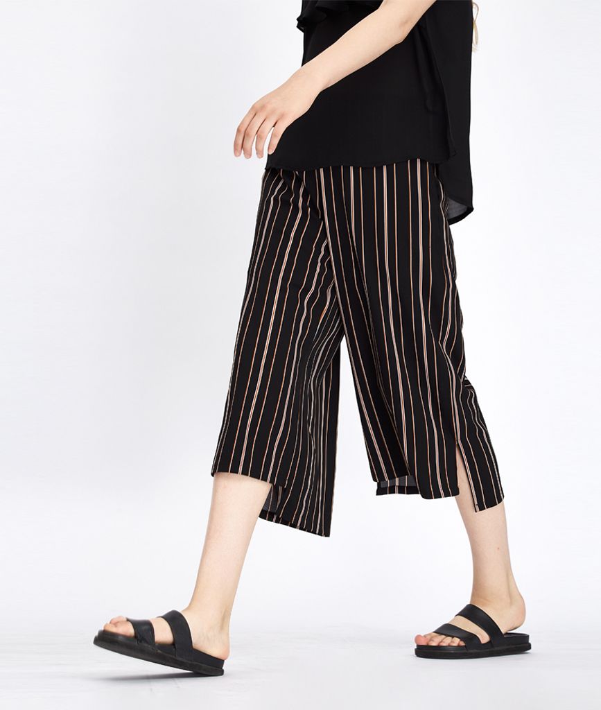 Quần Culottes Sọc