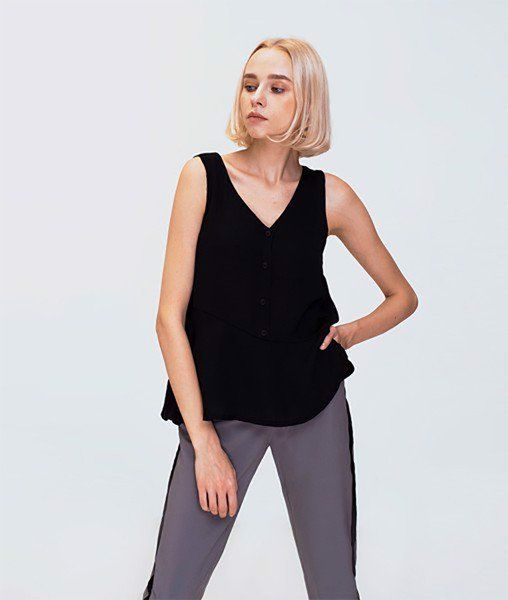 Áo Peplum Vạt Lệch BA1804038