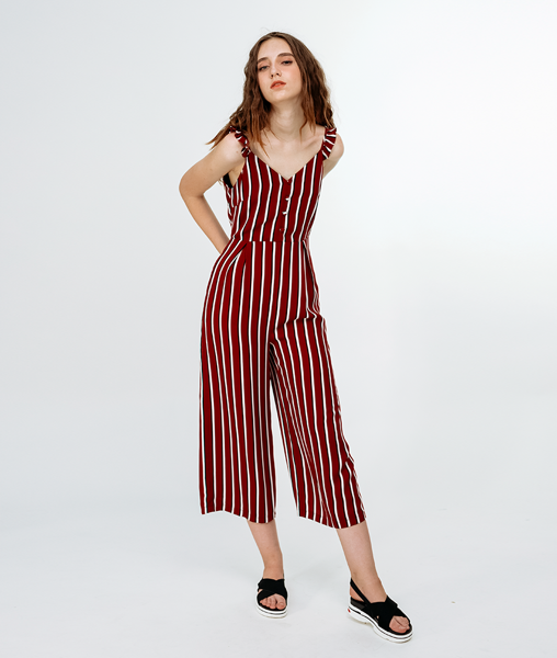 Jumsuit Thô 2 Dây Sọc