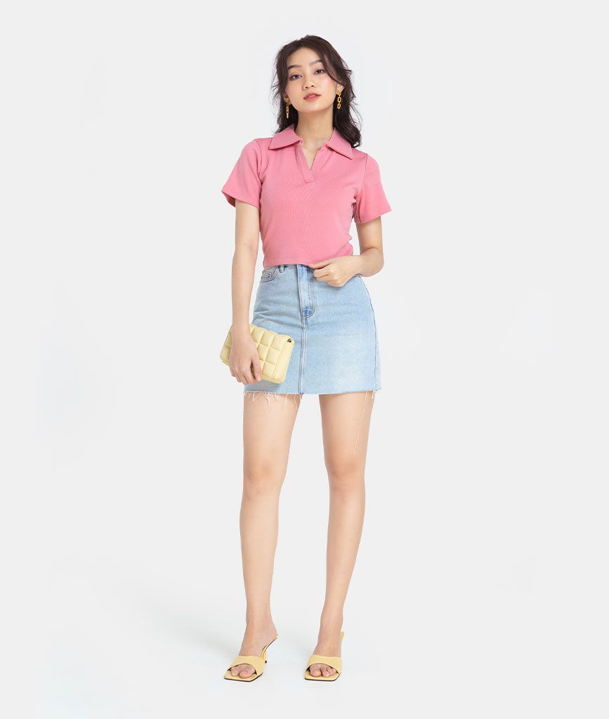 ÁO POLO CROP