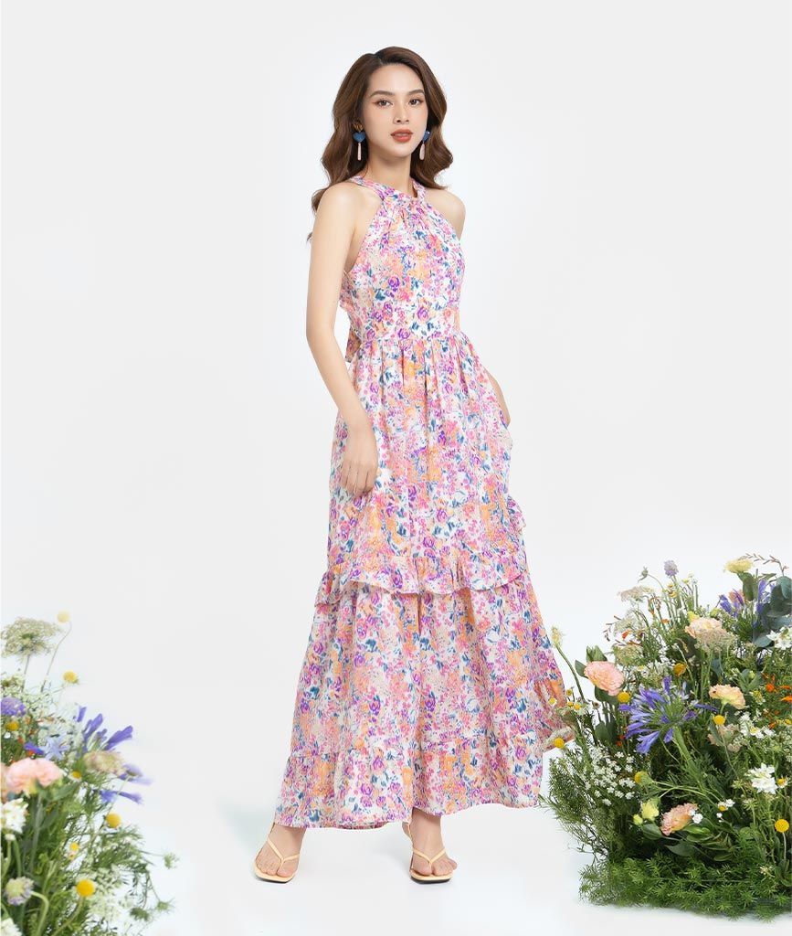 Vibrant Blooming Dress
