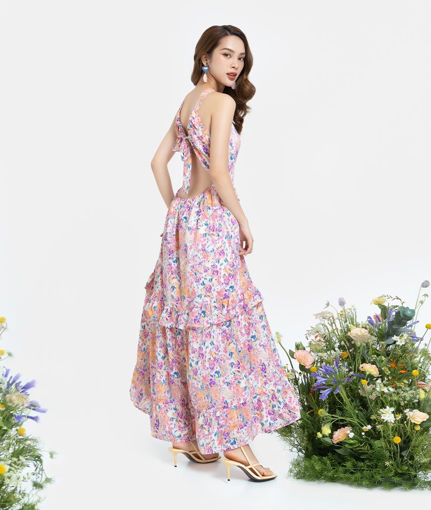 Vibrant Blooming Dress