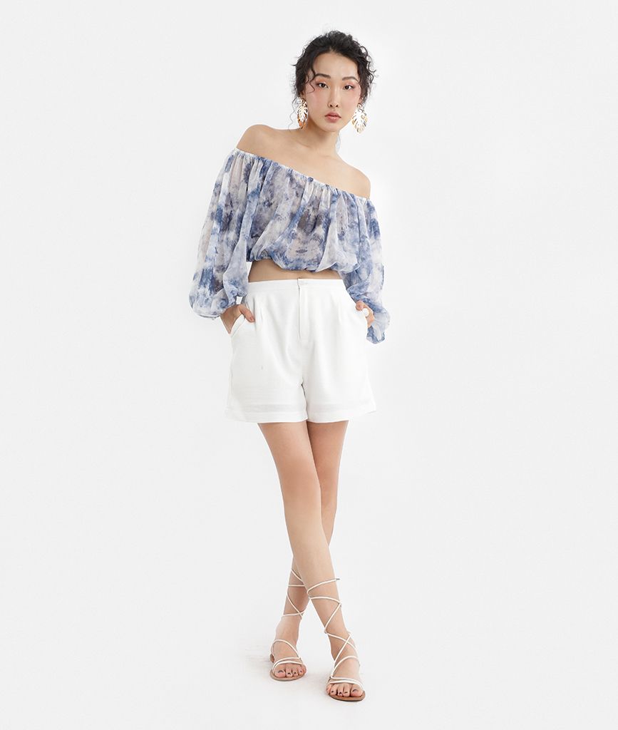 Quần short linen