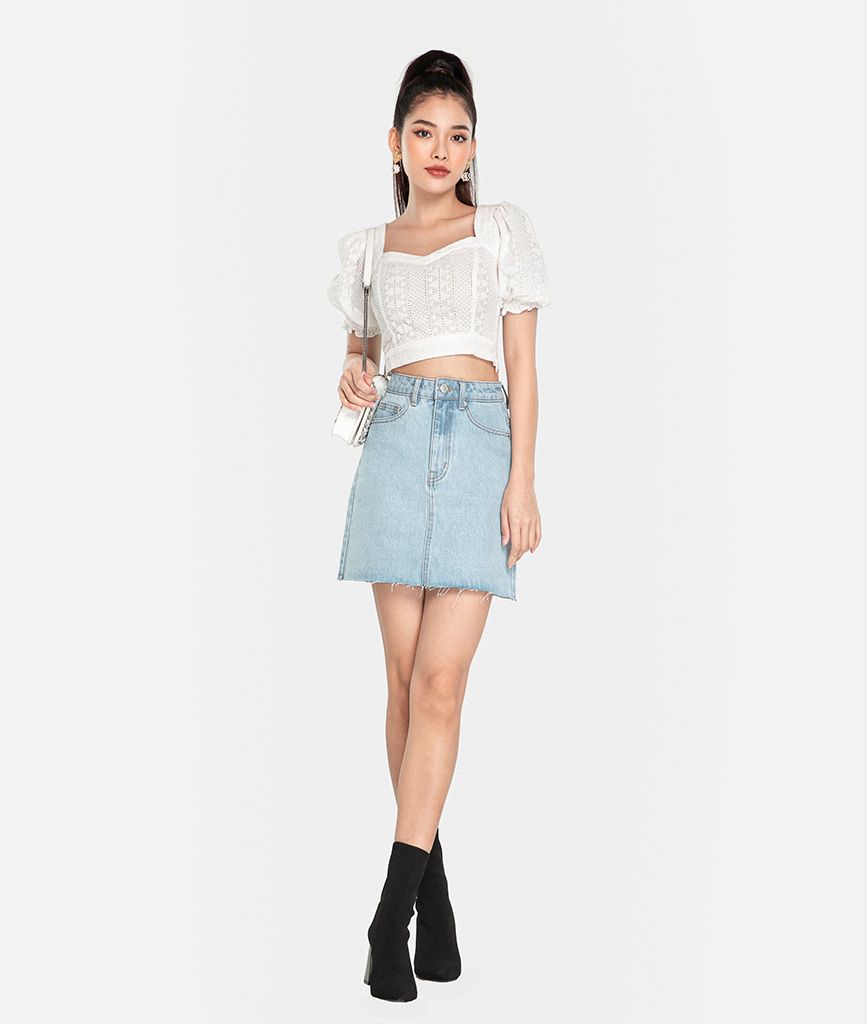 Áo croptop xô - Lỗi