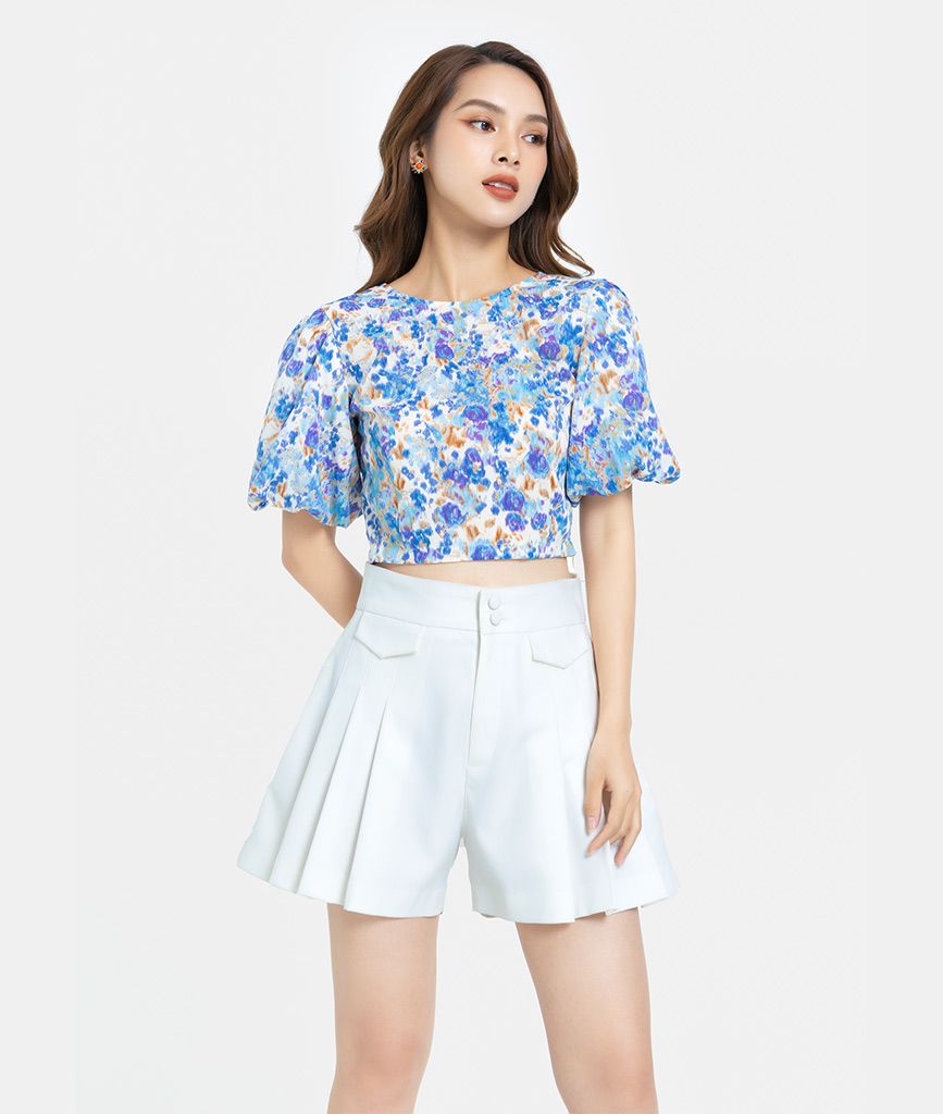 QUẦN SHORT XẾP LY DÁNG A