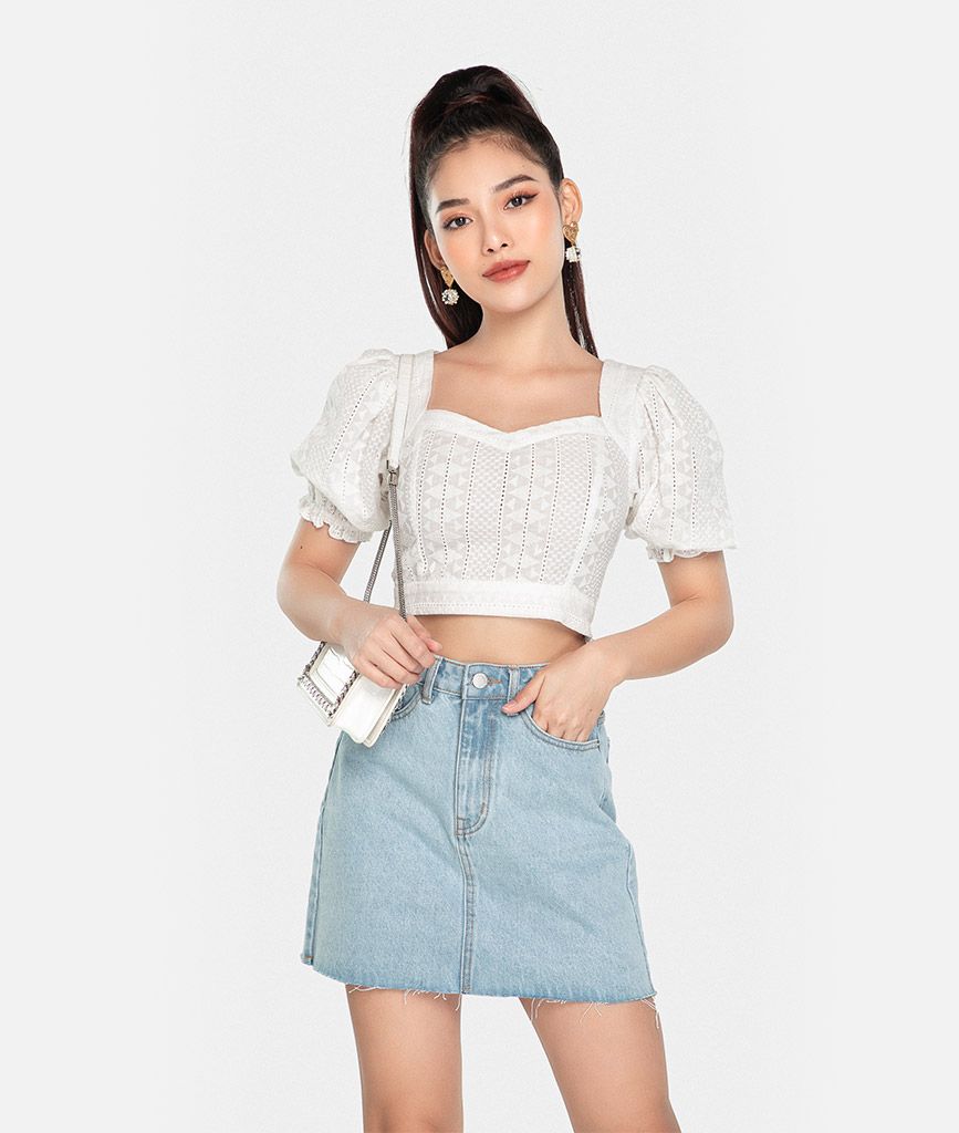 Áo croptop xô - Lỗi