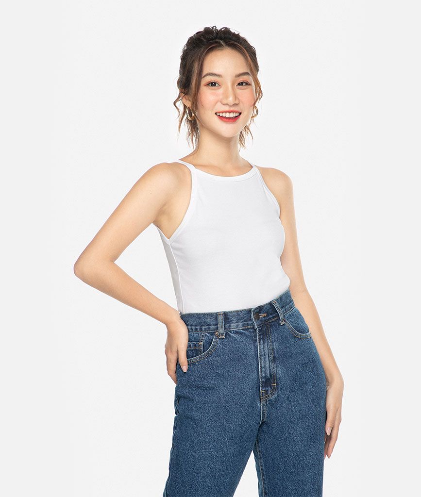 Áo thun croptop yếm - Lỗi