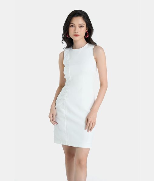  Đầm bút chì phối Organza 