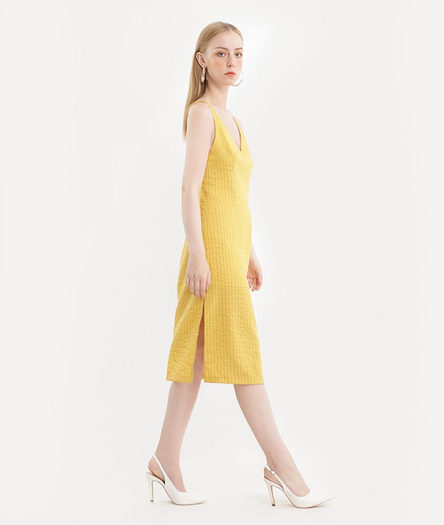 Váy dự tiệc hở lưng dây đan chéo  Dương Fashion