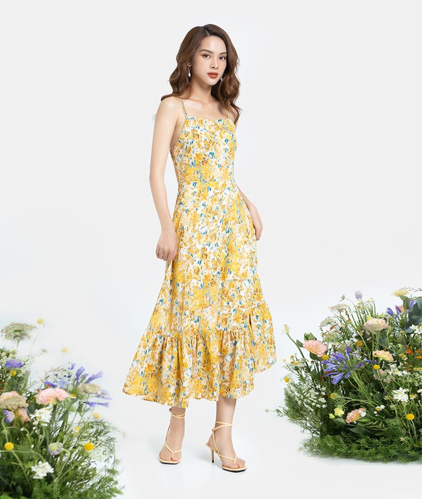 Floral Traces Dress