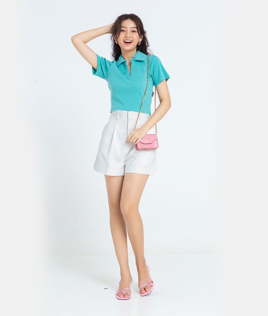 ÁO POLO CROP