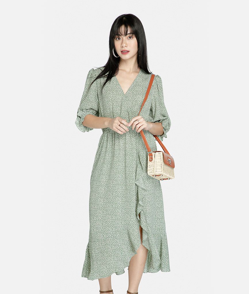 Đầm boho vạt bèo - Lỗi