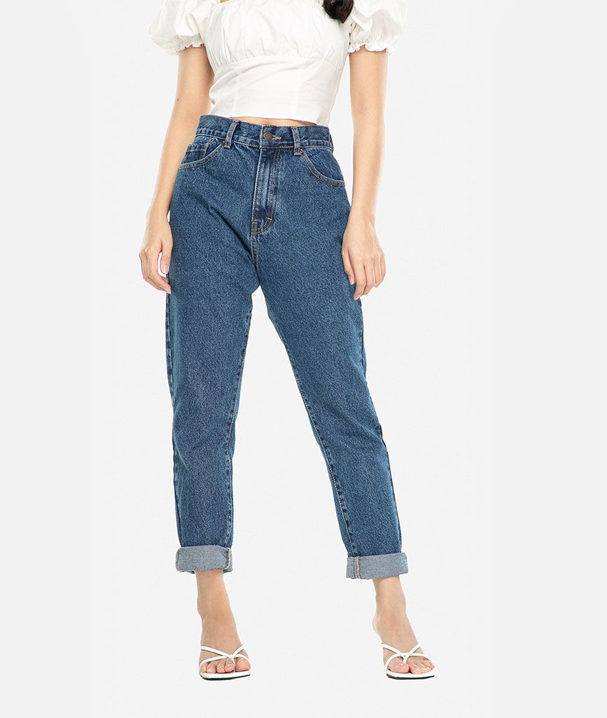 Quần jean baggy basic - Lỗi