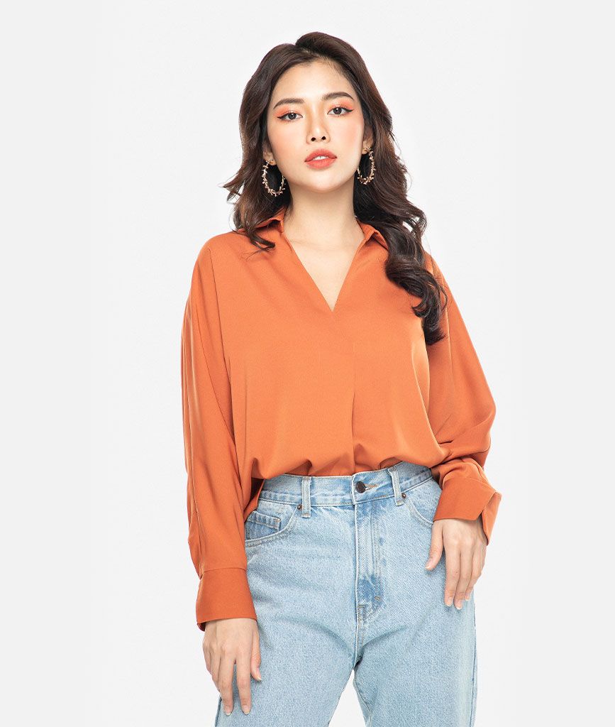 Quần jean baggy basic - Lỗi