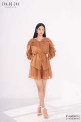  Sơ mi tay ngắn, Dáng thắt eo 21ASME001N 