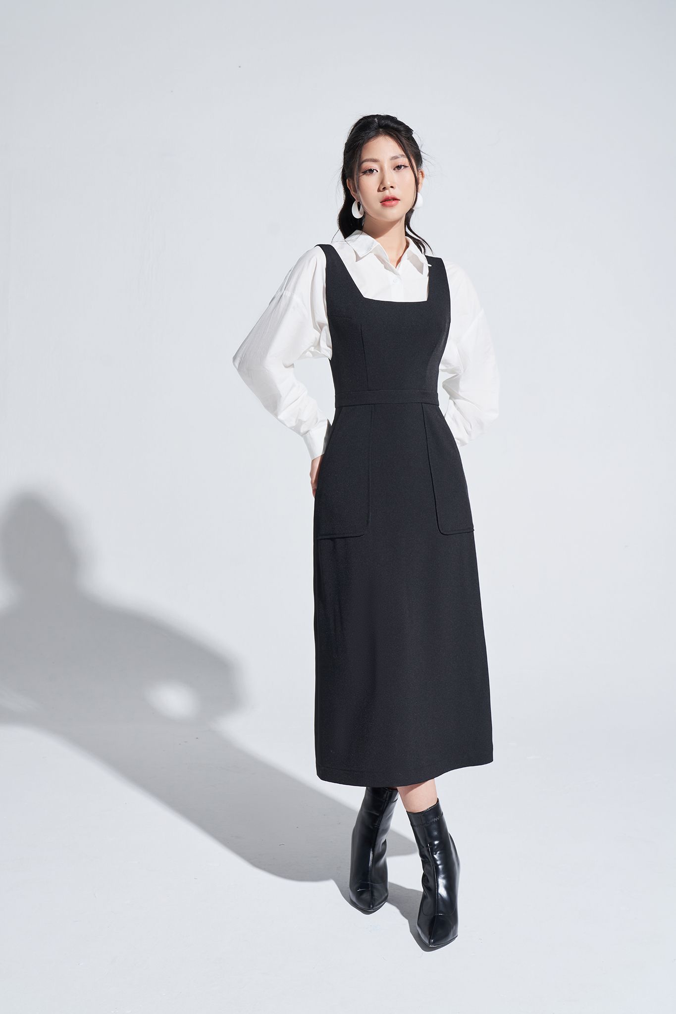  Đầm yếm,  21ADKO013D 