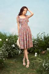  Đầm hai dây, Dáng thắt eo 21SDKE376F 
