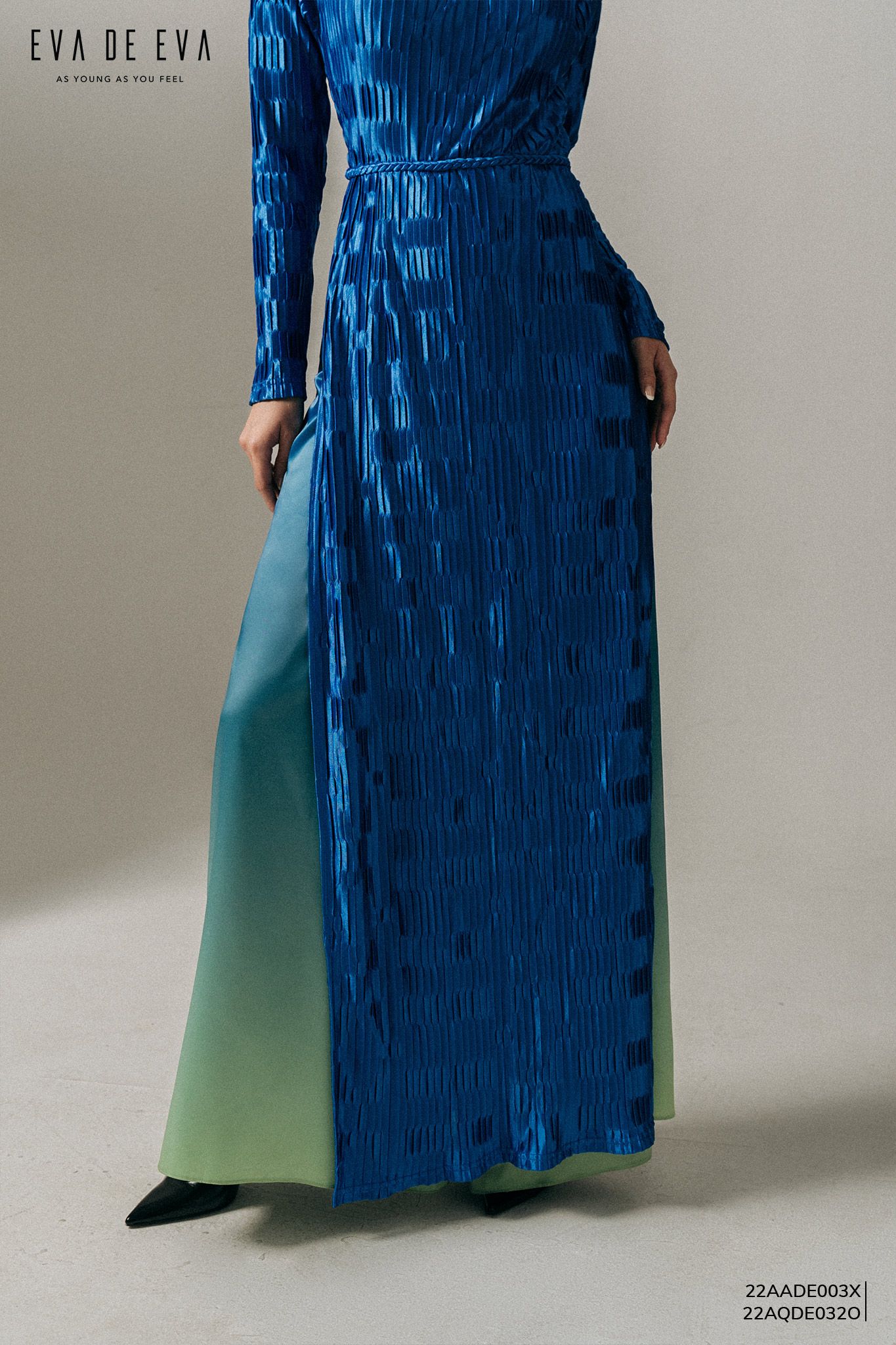  Quần dài, Ống suông 22AQDE032O 