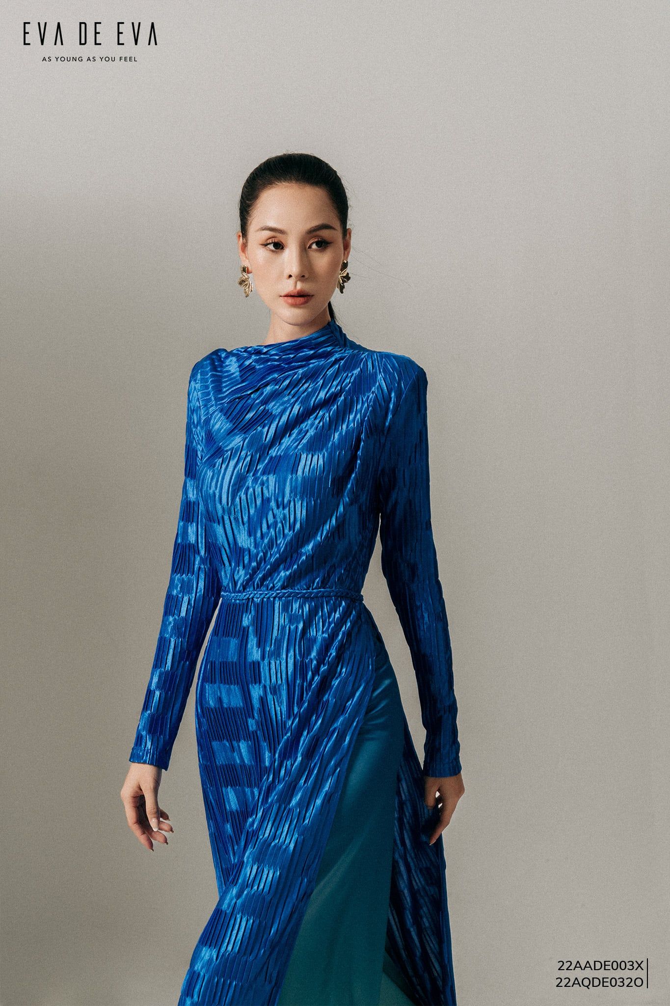  Quần dài, Ống suông 22AQDE032O 