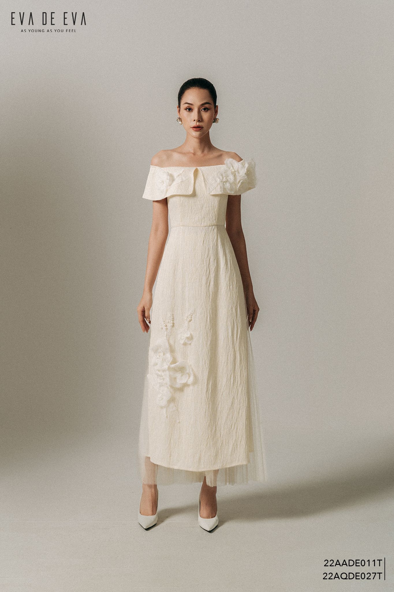  Áo dài cách tân,  22AADE011T 