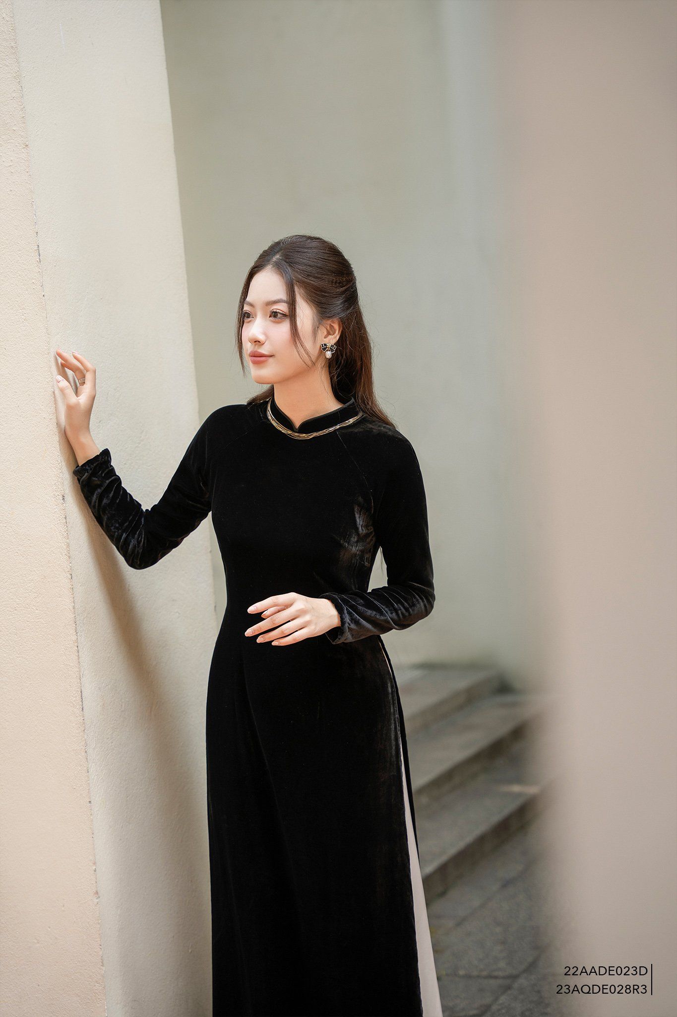  Quần dài, Ống suông 23AQDE028R3 