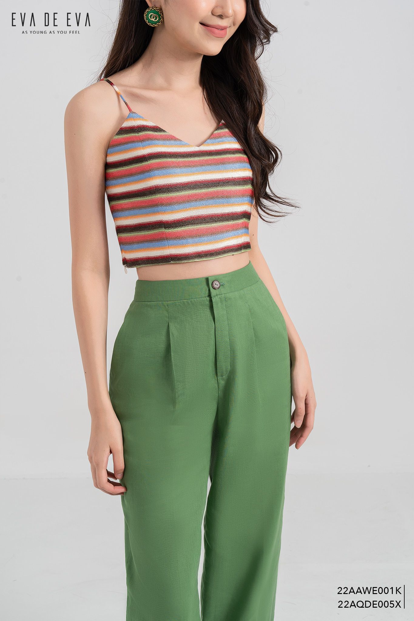  Quần dài, Ống suông 22AQDE005X 