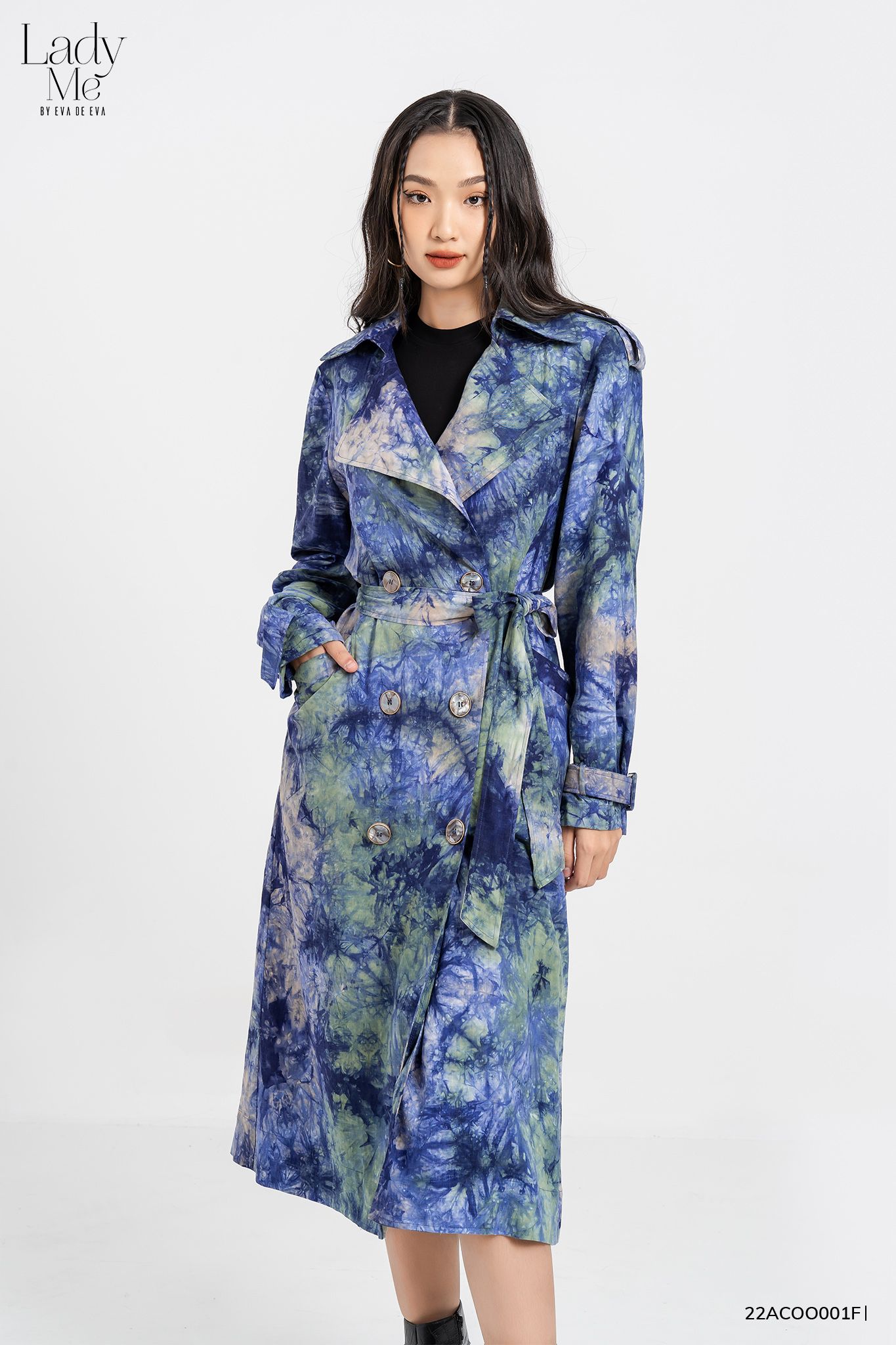  Khoác Măng tô, Dáng dài qua gối 22ACOO001F 