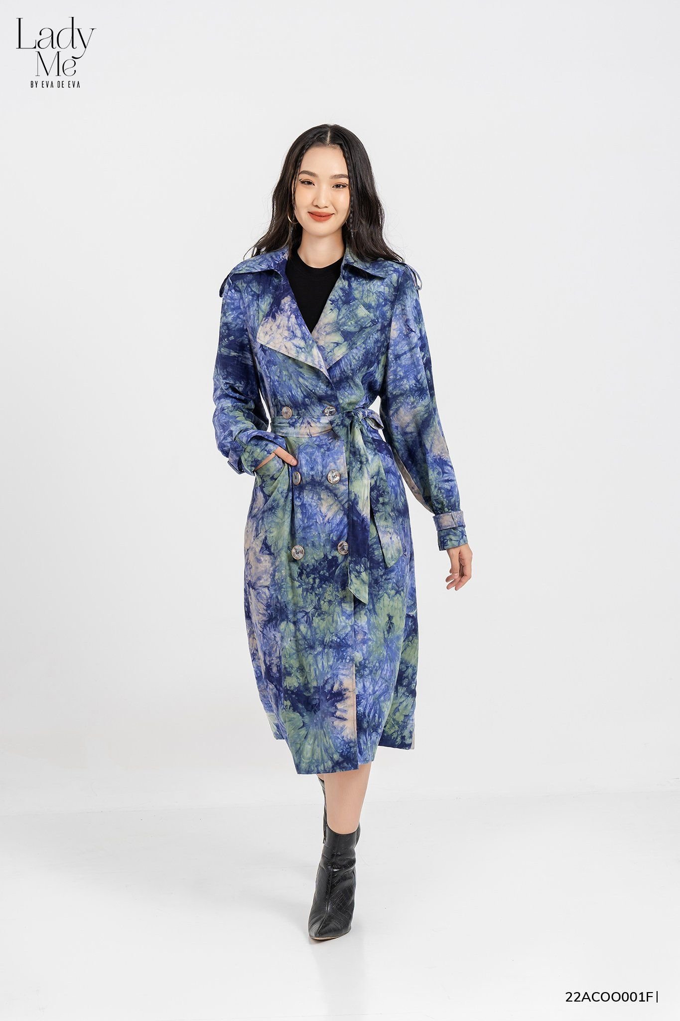  Khoác Măng tô, Dáng dài qua gối 22ACOO001F 