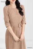  Đầm tay lỡ, Dáng thắt eo 22ADKE053F 