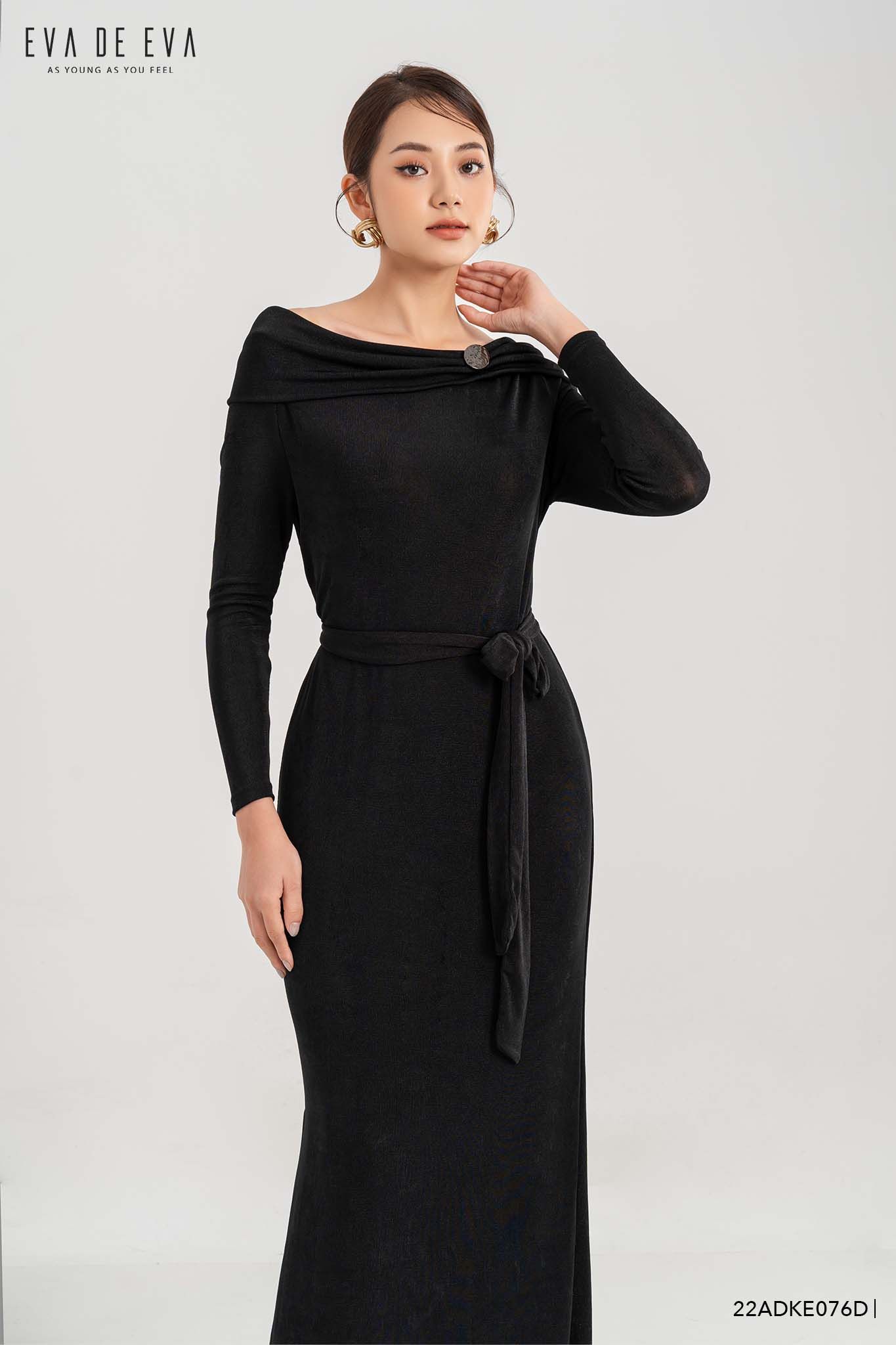  Đầm trễ vai, Dáng ôm 22ADKE076D 