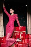 Đầm tay dài, Dáng ôm 22ADKE150H 