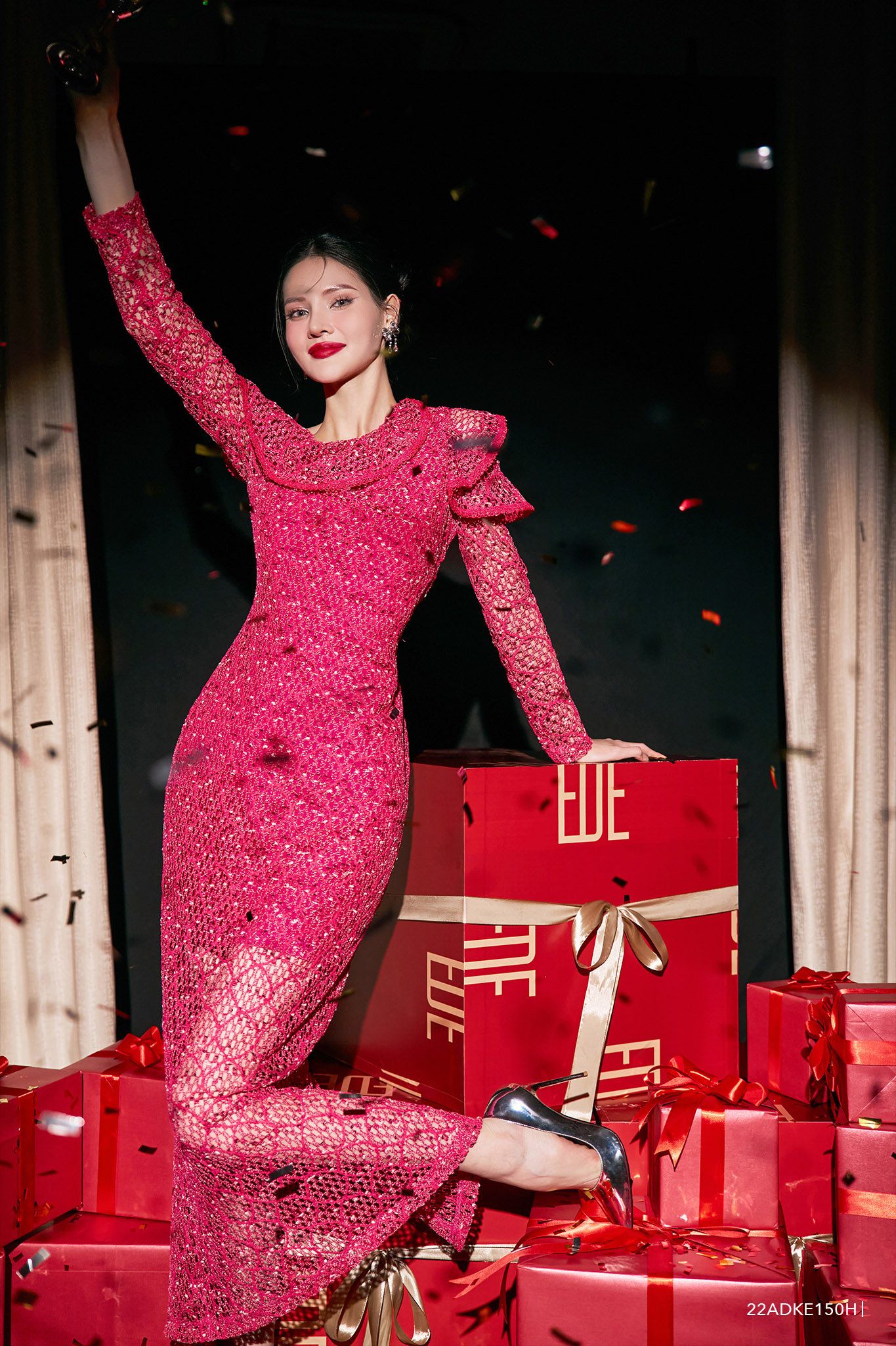  Đầm tay dài, Dáng ôm 22ADKE150H 