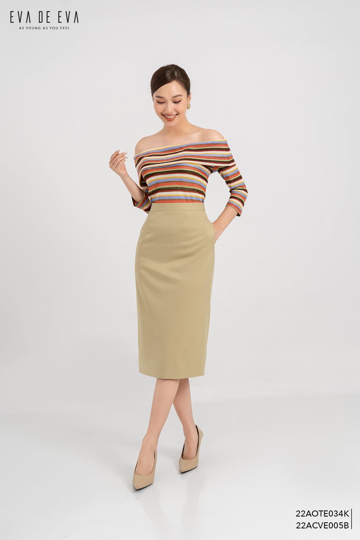  Áo kiểu,  22AOTE034K 