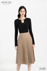 Chân váy Midi, Xếp ly 22ACVE041B 