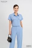  Sơ mi tay ngắn, Dáng croptop 22ASME025X 