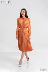  Chân váy Midi, Xếp ly 22ACVE067F 