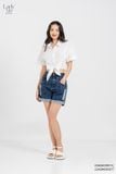  Sơ mi tay ngắn, Dáng croptop 22ASMO002T 