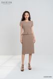  Đầm tay ngắn, Dáng ôm 22SDKE108N 