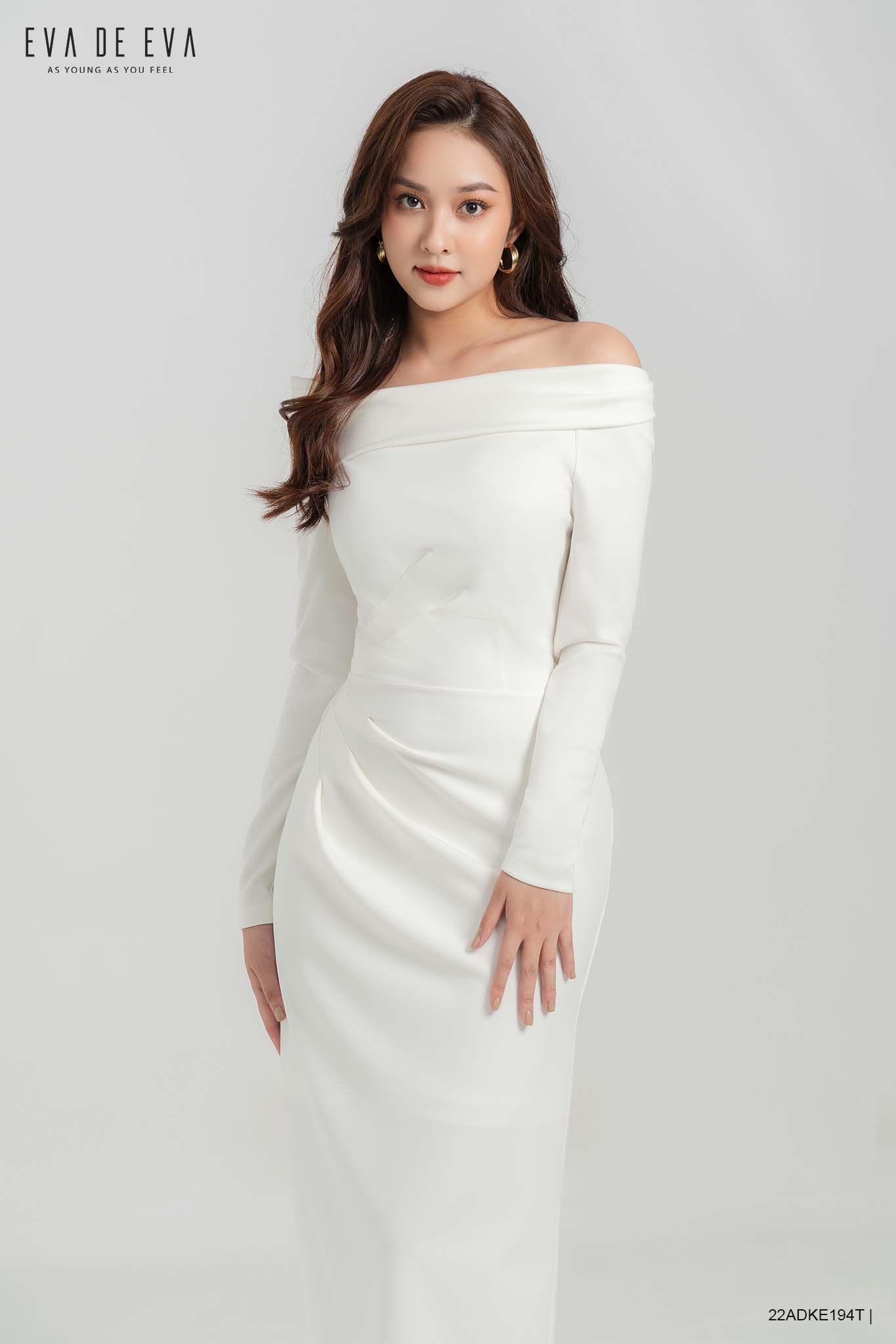  Đầm trễ vai, Dáng ôm 22ADKE194T 