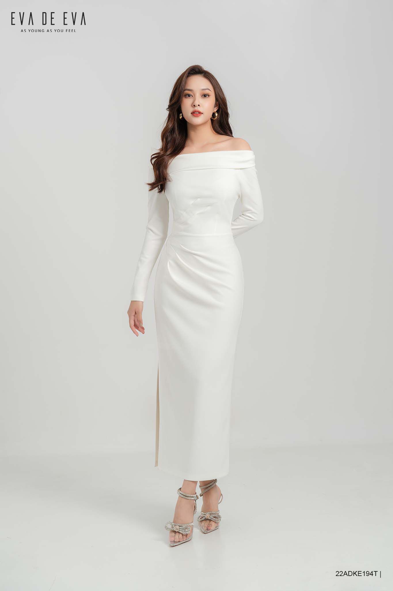  Đầm trễ vai, Dáng ôm 22ADKE194T 