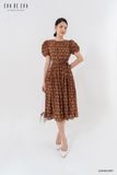  Đầm tay ngắn, Dáng thắt eo 22SDKE195F 