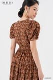 Đầm tay ngắn, Dáng thắt eo 22SDKE195F 